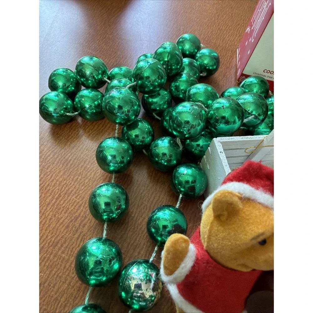 Vtg Christmas Ornament Lot: Ceramic, Brass Horns, Hallmark, Pooh,‎ Sessme Street